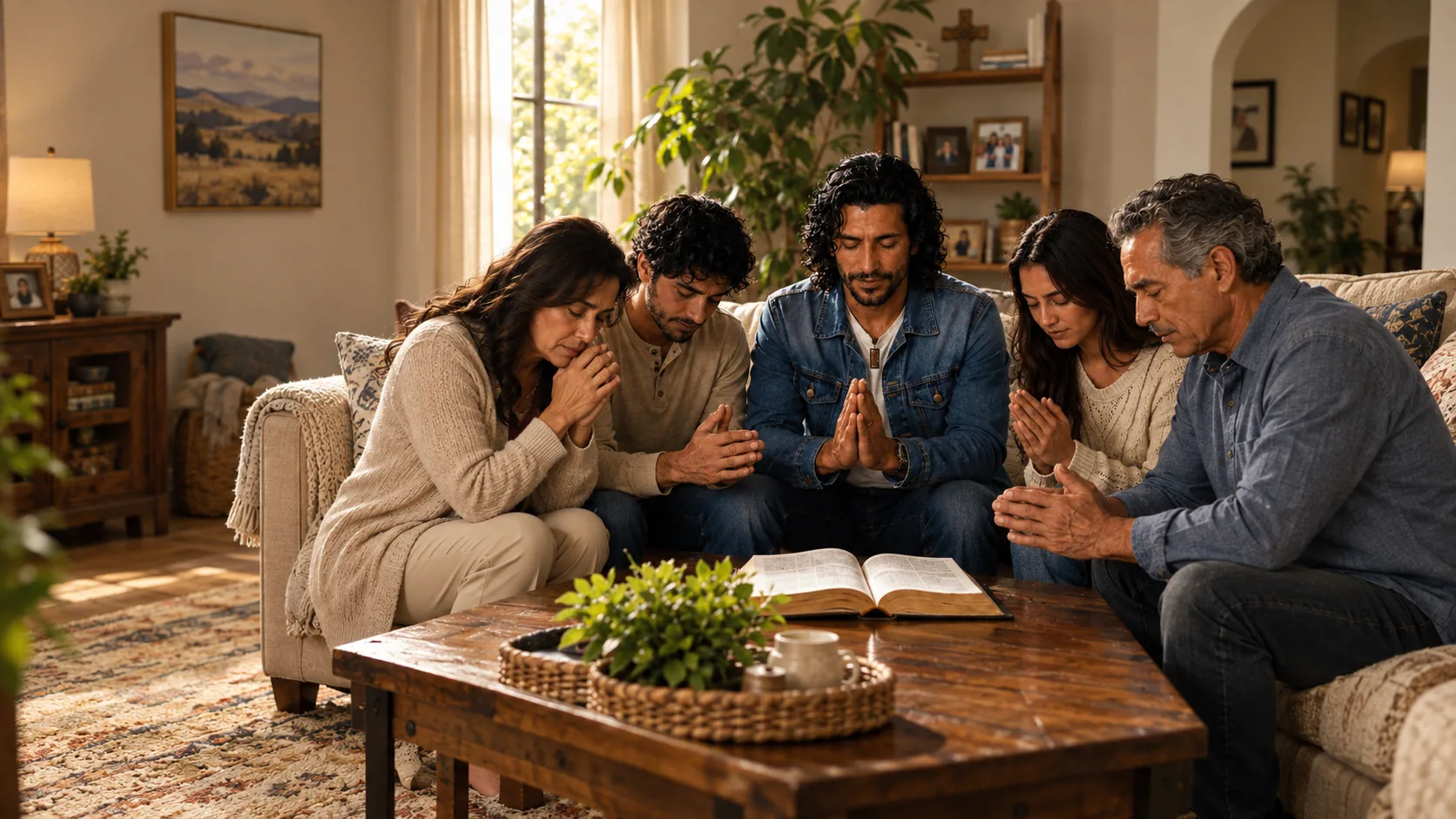 La Familia Que Ora (The Family That Prays)